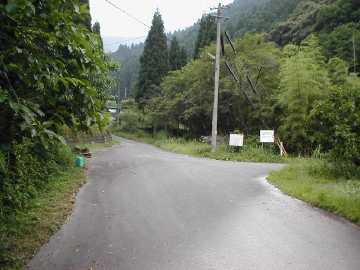 白蔵岩野川内林道