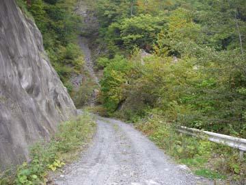 湯西川前沢林道