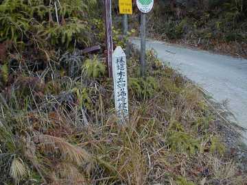 木立畑の浦峠林道